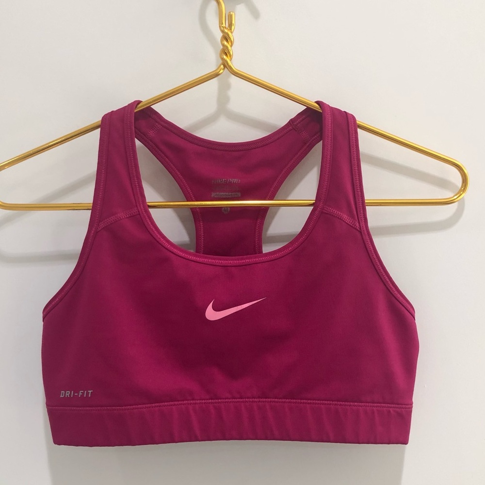 Nike Women’s Pink Dri-Fit Sports Bra
